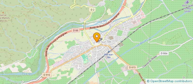 localisation de l'entreprise MONSIEUR STEPHANE LLORENS  ILLE-SUR-TET