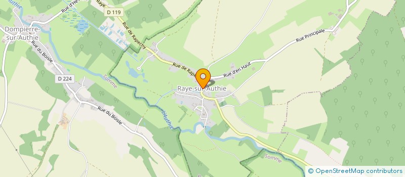 localisation de l'entreprise MONSIEUR STEPHANE LOCHOUARN  RAYE-SUR-AUTHIE