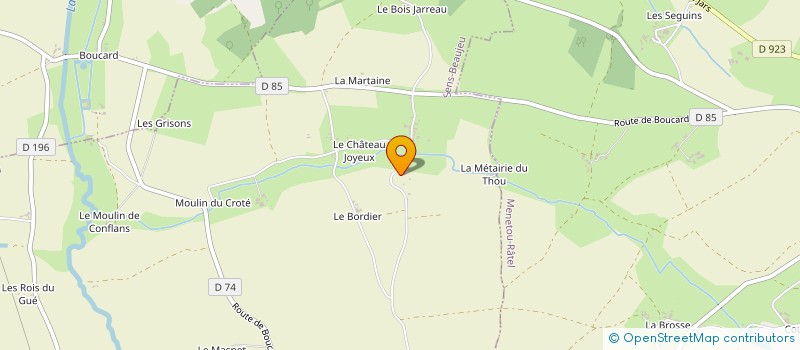 localisation de l'entreprise MONSIEUR STEPHANE LOFFICIAL  SENS-BEAUJEU