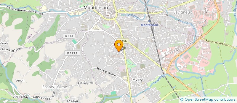 localisation de l'entreprise MONSIEUR STEPHANE LOINTIER à MONTBRISON
