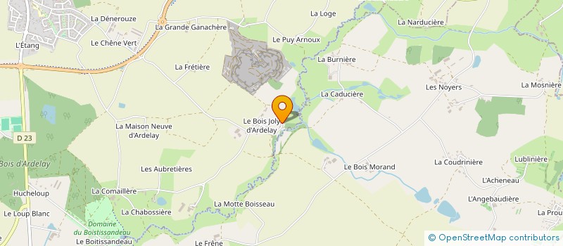 localisation de l'entreprise MONSIEUR STEPHANE LOIZEAU  LES HERBIERS