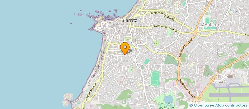 localisation de l'entreprise MONSIEUR STEPHANE LONGUE  BIARRITZ