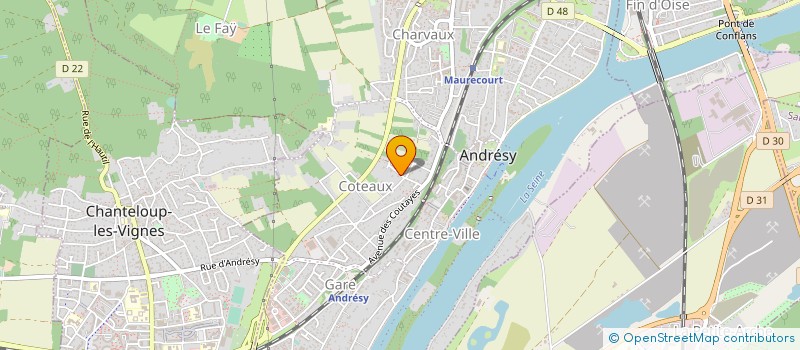 localisation de l'entreprise MONSIEUR STEPHANE LONGUET  ANDRESY