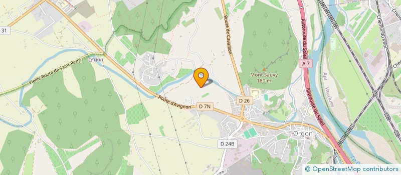 localisation de l'entreprise MONSIEUR STEPHANE LOPEZ  ORGON