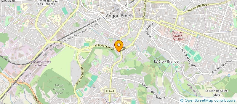 localisation de l'entreprise MONSIEUR STEPHANE LOPEZ à ANGOULEME