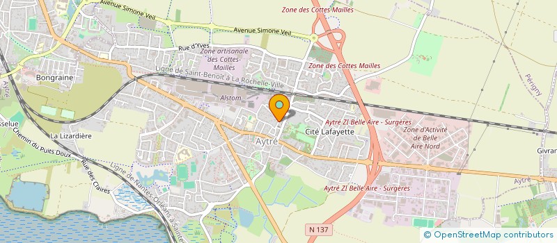 localisation de l'entreprise MONSIEUR STEPHANE LORHO  AYTRE