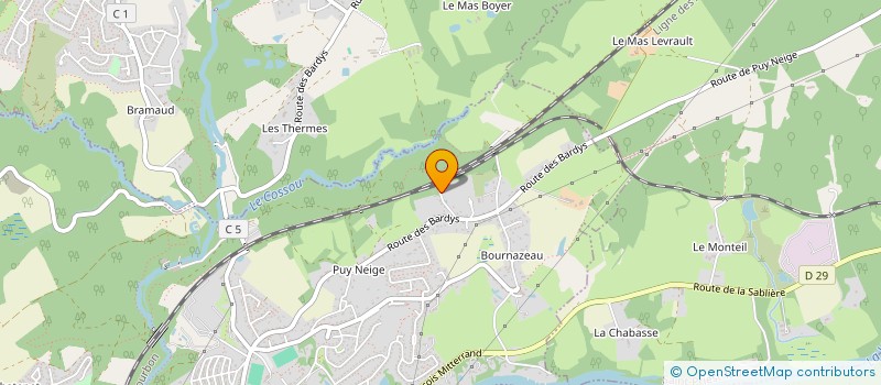 localisation de l'entreprise MONSIEUR STEPHANE LORTHOIS  LE PALAIS-SUR-VIENNE