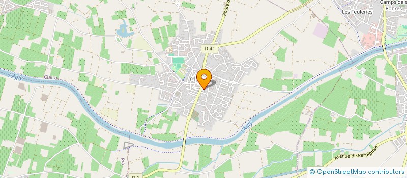 localisation de l'entreprise MONSIEUR STEPHANE LOSSEFF  CLAIRA