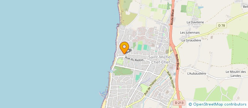 localisation de l'entreprise MONSIEUR STEPHANE LOUBOUTIN  SAINT-MICHEL-CHEF-CHEF