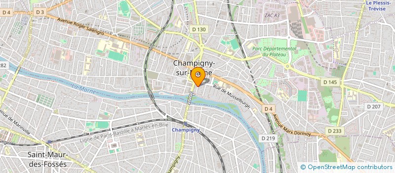 localisation de l'entreprise MONSIEUR STEPHANE LOUESDON  CHAMPIGNY-SUR-MARNE