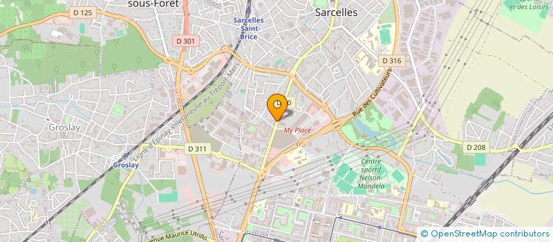 localisation de l'entreprise MONSIEUR STEPHANE LOUIS PHILIPPE à SARCELLES