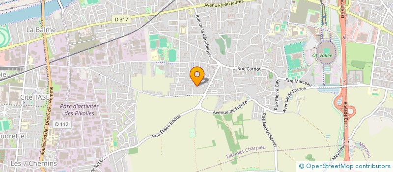 localisation de l'entreprise MONSIEUR STEPHANE LOUSTALOT GAZENGEL  DECINES-CHARPIEU