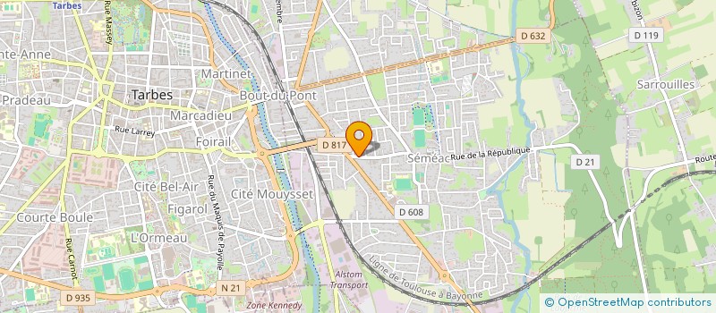localisation de l'entreprise MONSIEUR STEPHANE LOUVEAU à SEMEAC