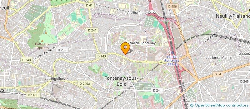 localisation de l'entreprise MONSIEUR STEPHANE LUCAS à FONTENAY-SOUS-BOIS