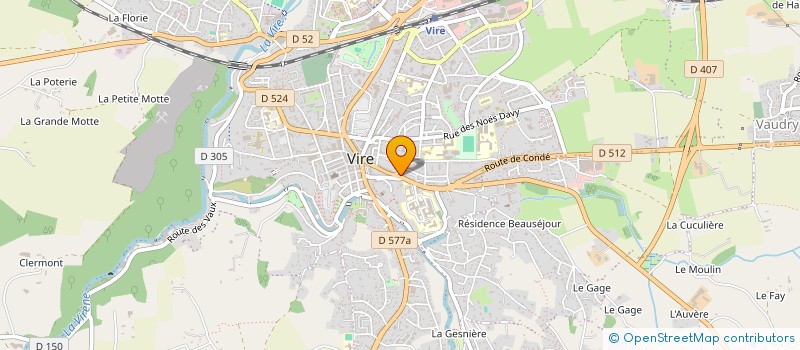 localisation de l'entreprise MONSIEUR STEPHANE LUDOVIC GALLOIS à VIRE-NORMANDIE