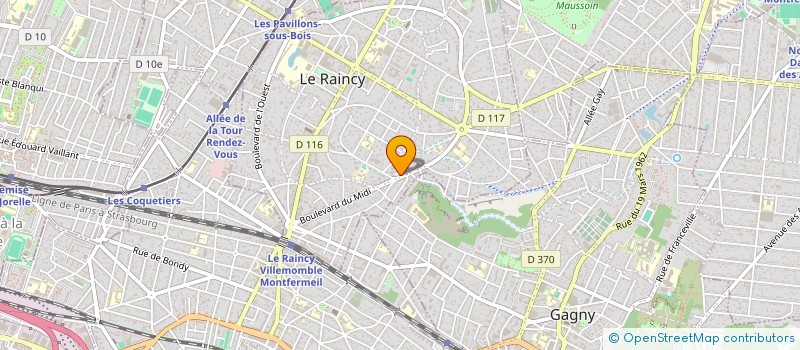 localisation de l'entreprise MONSIEUR STEPHANE LUPPI  LE RAINCY