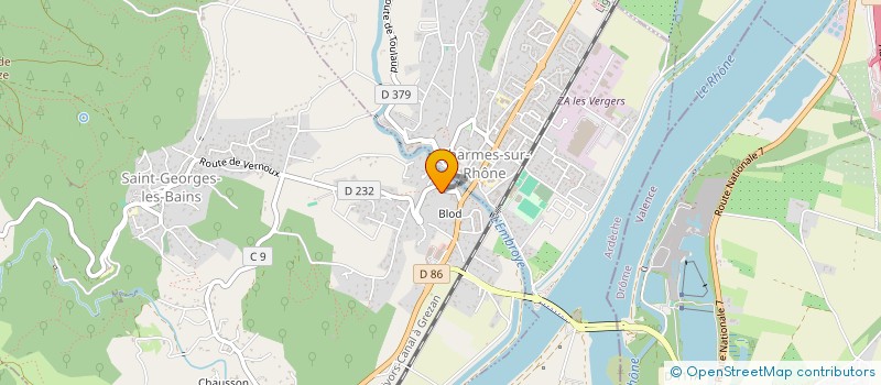 localisation de l'entreprise MONSIEUR STEPHANE LUQUET  SAINT-GEORGES-LES-BAINS