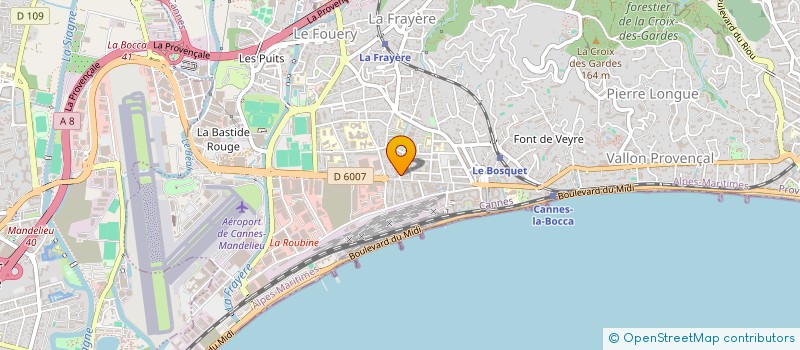 localisation de l'entreprise MONSIEUR STEPHANE LUQUET  CANNES