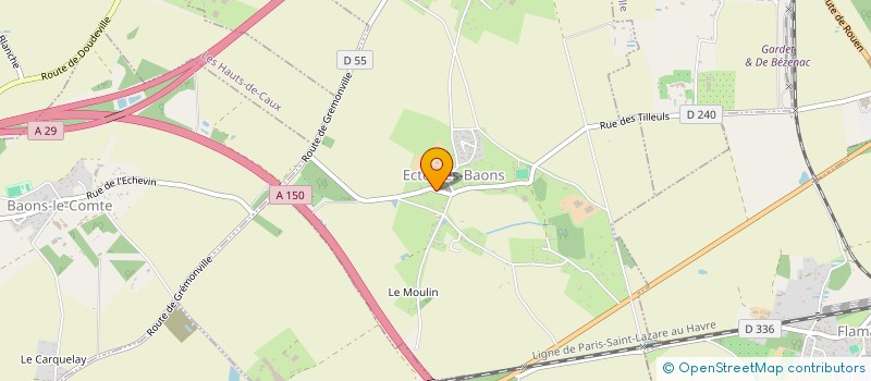 localisation de l'entreprise MONSIEUR STEPHANE MABILLE  ECTOT-LES-BAONS