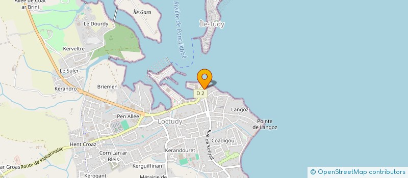 localisation de l'entreprise MONSIEUR STEPHANE MACREZ  LOCTUDY