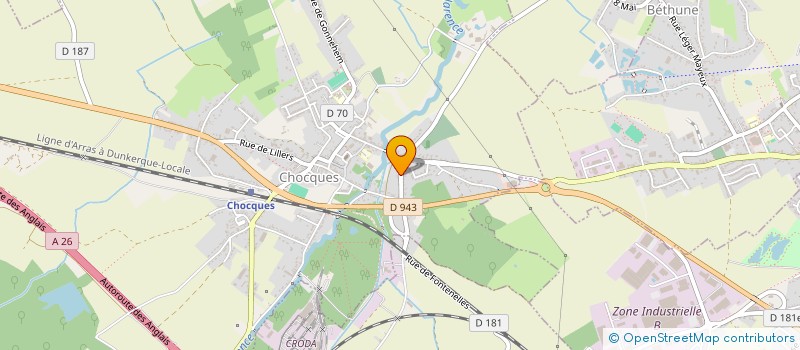 localisation de l'entreprise MONSIEUR STEPHANE MAES  CHOCQUES