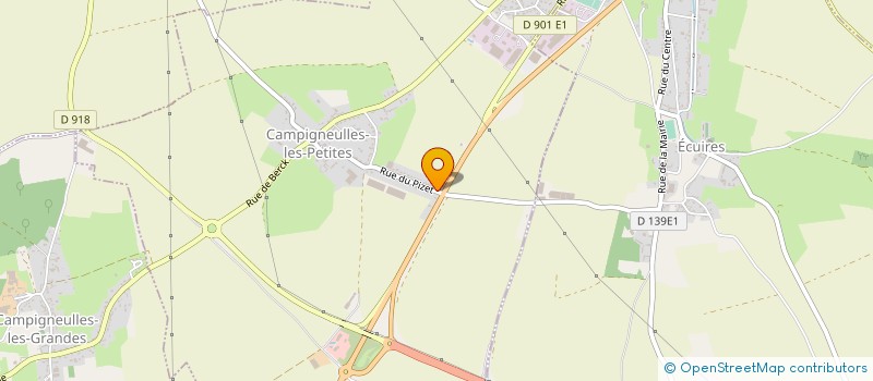 localisation de l'entreprise MONSIEUR STEPHANE MAESSE  CAMPIGNEULLES-LES-PETITES