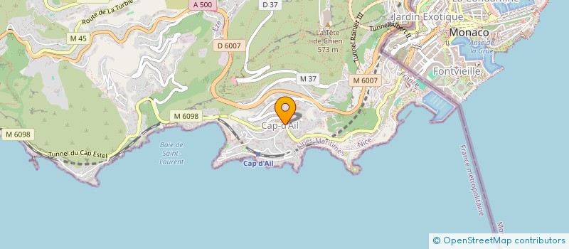 localisation de l'entreprise MONSIEUR STEPHANE MAGNIN à CAP D'AIL