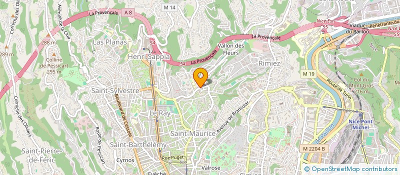 localisation de l'entreprise MONSIEUR STEPHANE MAHI  NICE