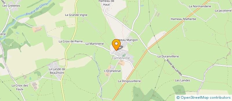 localisation de l'entreprise MONSIEUR STEPHANE MAHIER  TAMERVILLE