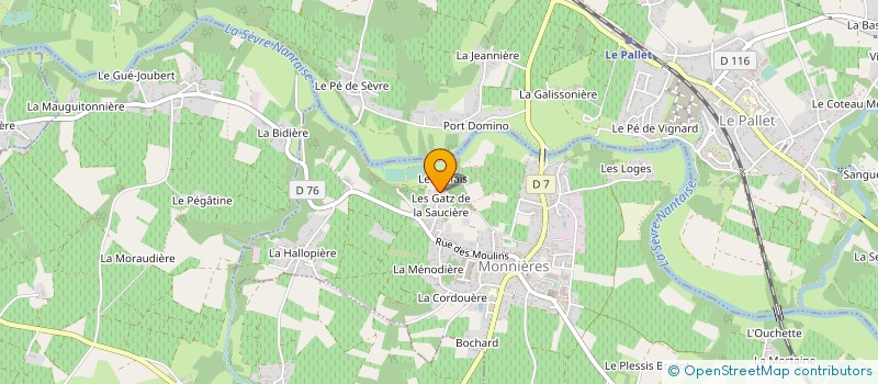localisation de l'entreprise MONSIEUR STEPHANE MAIGNANT à MONNIERES