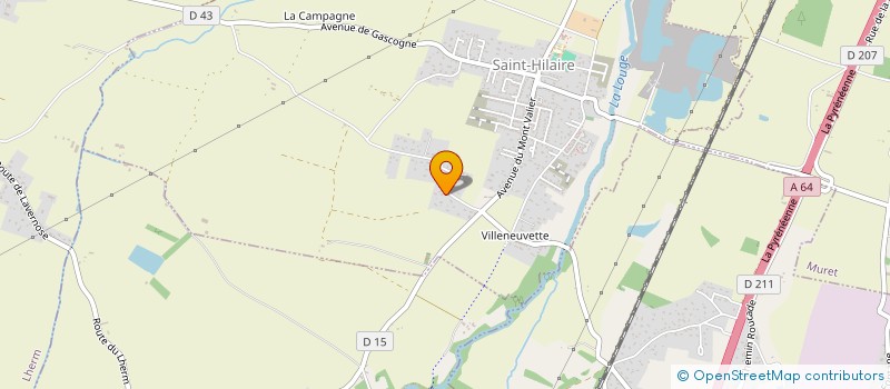 localisation de l'entreprise MONSIEUR STEPHANE MAILLARD  AUTERIVE