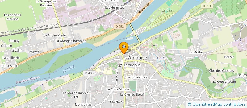 localisation de l'entreprise MONSIEUR STEPHANE MAILLARD  AMBOISE