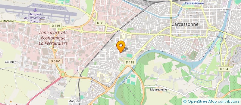 localisation de l'entreprise MONSIEUR STEPHANE MAILLET  CARCASSONNE