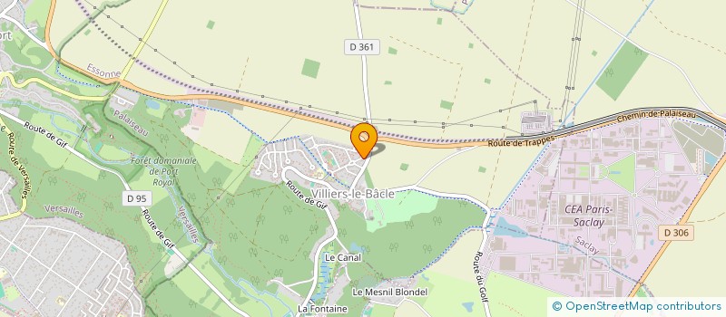 localisation de l'entreprise MONSIEUR STEPHANE MAILLET  VILLIERS-LE-BACLE