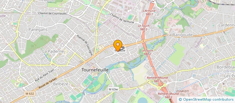 localisation de l'entreprise MONSIEUR STEPHANE MAILLIARD à TOURNEFEUILLE