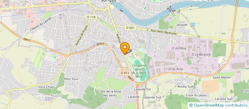 localisation de l'entreprise MONSIEUR STEPHANE MAILLOU  VILLENEUVE-SUR-LOT