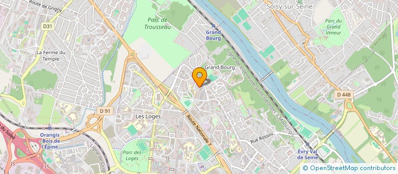 localisation de l'entreprise MONSIEUR STEPHANE MAINA NGOSSENGUE  EVRY-COURCOURONNES