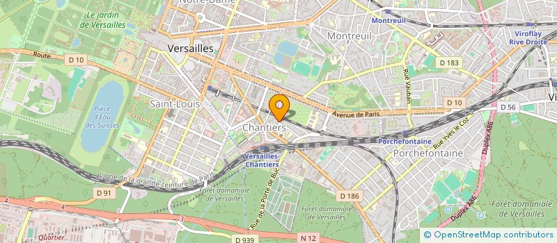 localisation de l'entreprise MONSIEUR STEPHANE MAINDRON à VERSAILLES