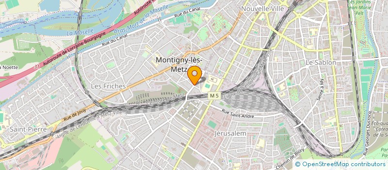 localisation de l'entreprise MONSIEUR STEPHANE MAIORE  MONTIGNY-LES-METZ