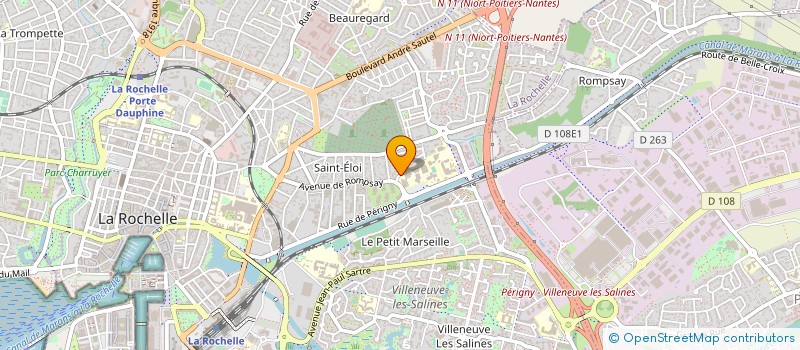 localisation de l'entreprise MONSIEUR STEPHANE MAISSE  LA ROCHELLE