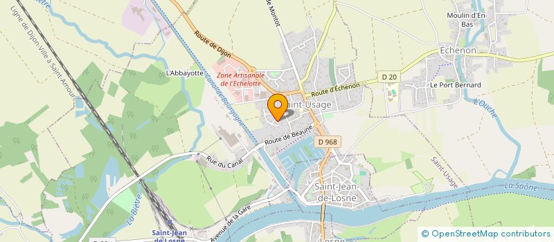 localisation de l'entreprise MONSIEUR STEPHANE MAITRET  SAINT-USAGE