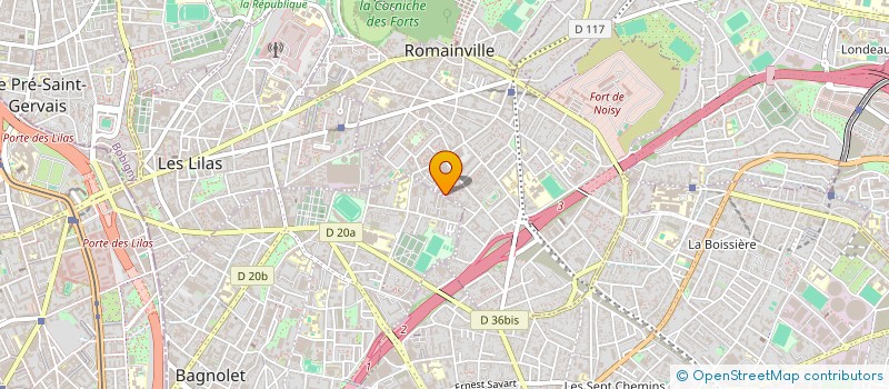 localisation de l'entreprise MONSIEUR STEPHANE MAKEDONSKY à ROMAINVILLE