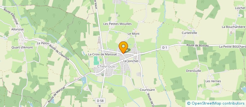 localisation de l'entreprise MONSIEUR STEPHANE MALATIER à CHEVROUX