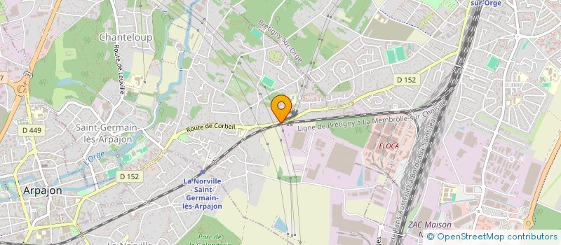 localisation de l'entreprise MONSIEUR STEPHANE MALBOROUGT à SAINT-GERMAIN-LES-ARPAJON