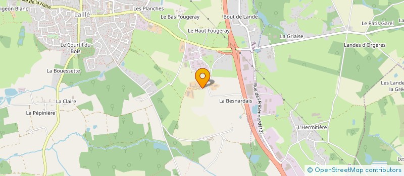 localisation de l'entreprise MONSIEUR STEPHANE MALECOT  LAILLE