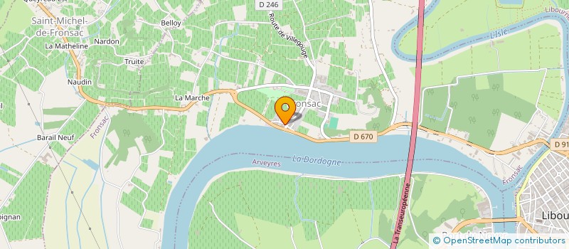 localisation de l'entreprise MONSIEUR STEPHANE MALGAT  FRONSAC