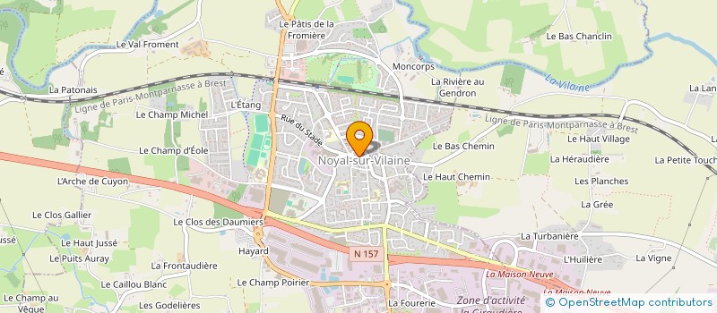 localisation de l'entreprise MONSIEUR STEPHANE MALGORN  NOYAL-SUR-VILAINE