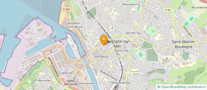 localisation de l'entreprise MONSIEUR STEPHANE MALGRAS  BOULOGNE-SUR-MER