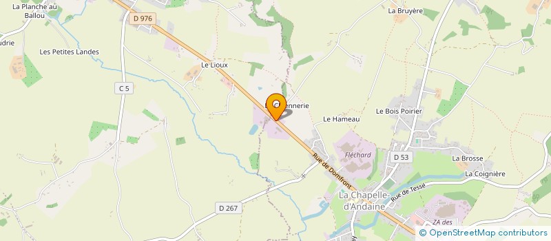 localisation de l'entreprise MONSIEUR STEPHANE MALHERBE à RIVES D'ANDAINE