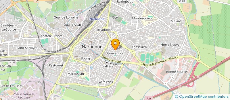 localisation de l'entreprise MONSIEUR STEPHANE MALLET à NARBONNE